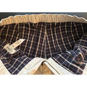 L.L. Bean Double L Flannel-Lined Pants Men‎ 38x31* Khaki Comfort Waist Chinos